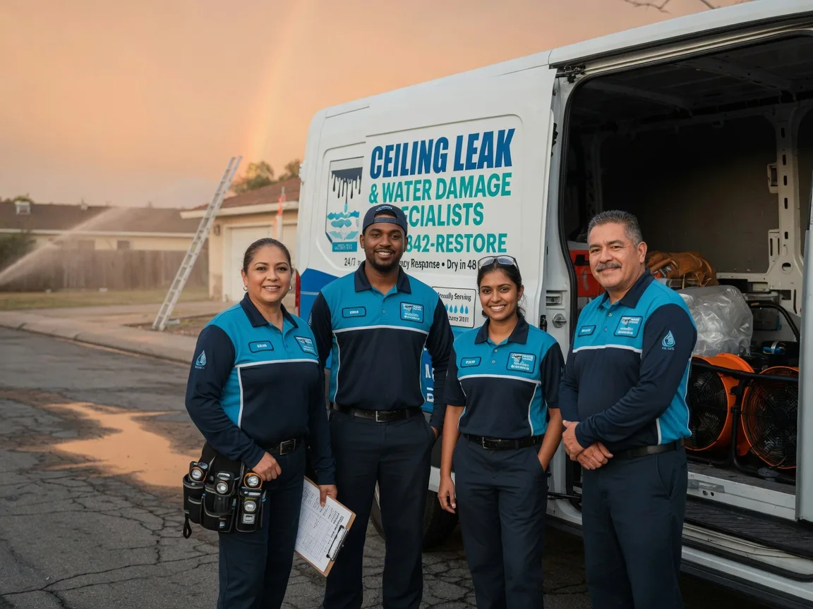 Ceiling Leak Cleanup company in Treichlers, PA