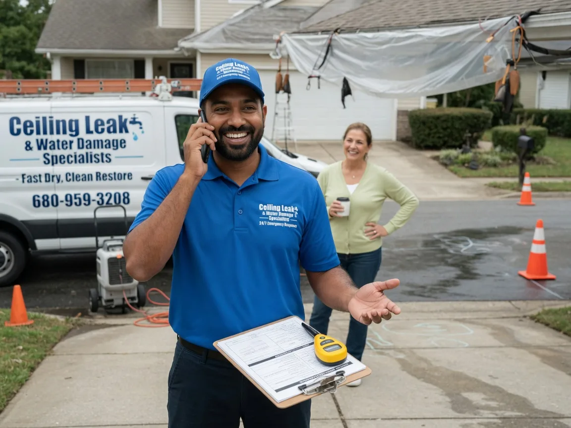 Ceiling Leak Cleanup Treichlers, PA FAQs